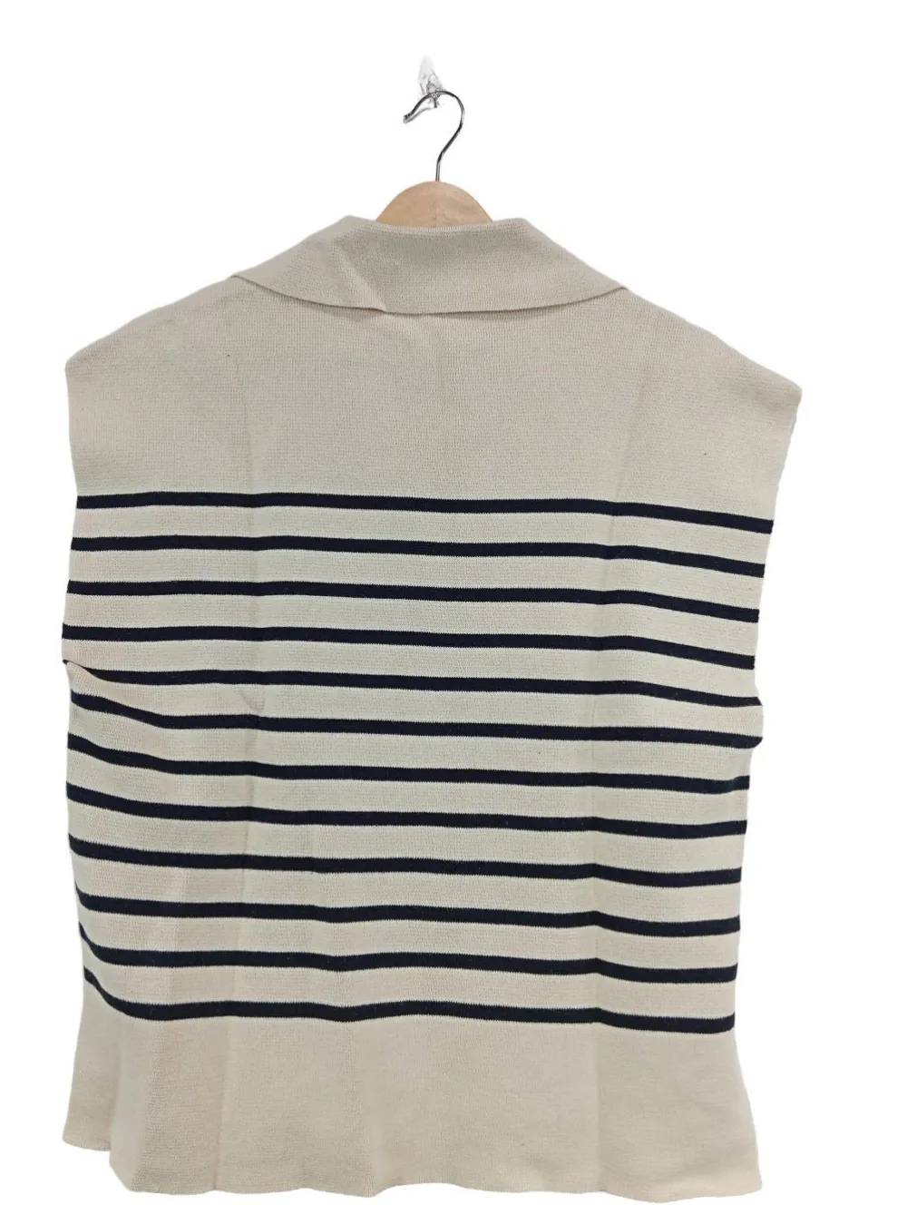 Pullunder>Selected Feinstrickpullunder Größe 42 wollweißschwarz