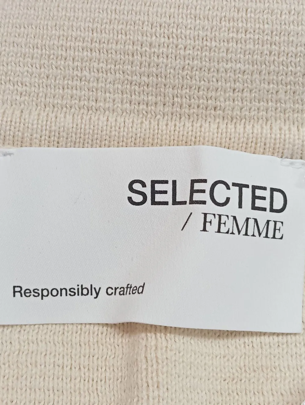 Pullunder>Selected Feinstrickpullunder Größe 42 wollweißschwarz