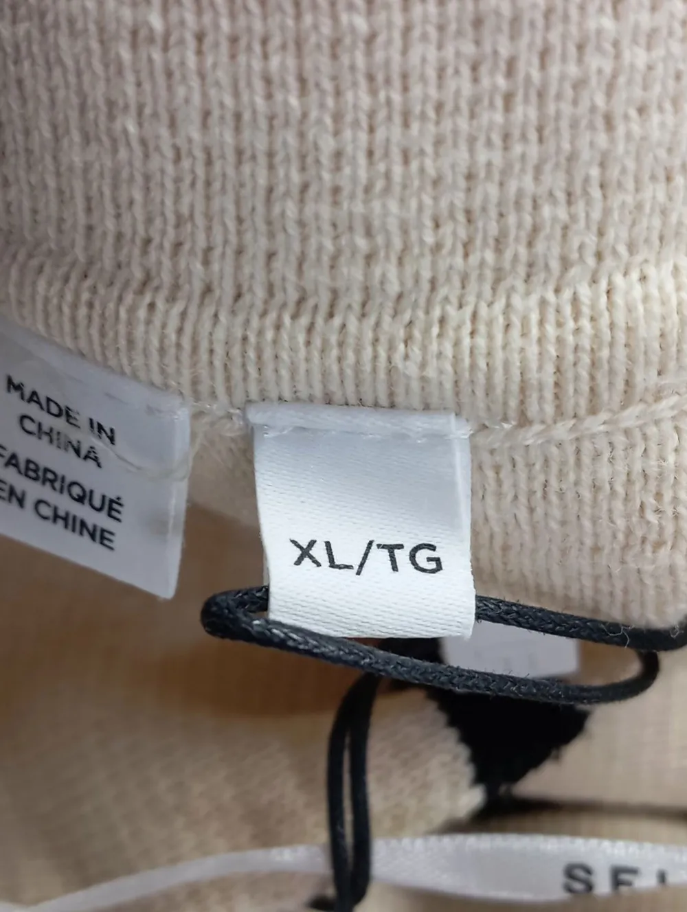 Pullunder>Selected Feinstrickpullunder Größe 42 wollweißschwarz