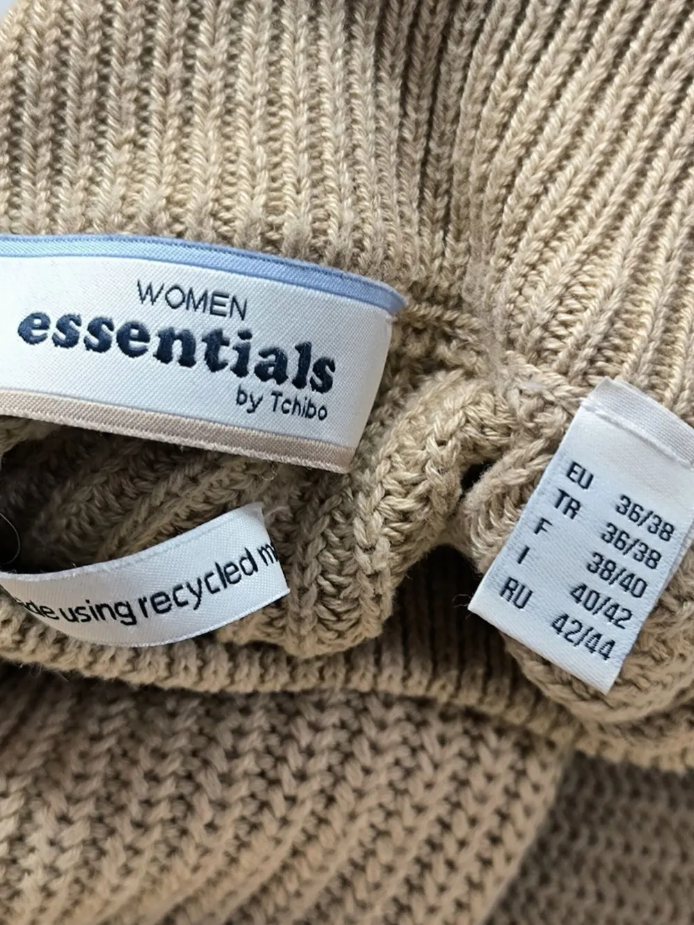 Pullunder>Tchibo Feinstrickpullunder Größe 36 khaki