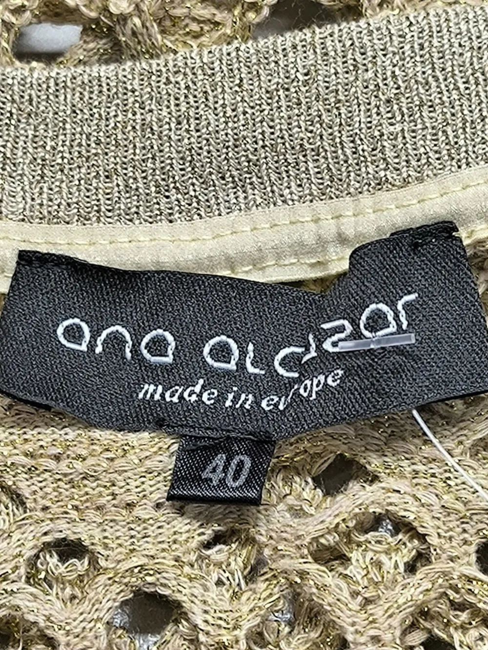 Pullunder>Ana Alcazar Feinstrickpullunder Größe 40 khaki