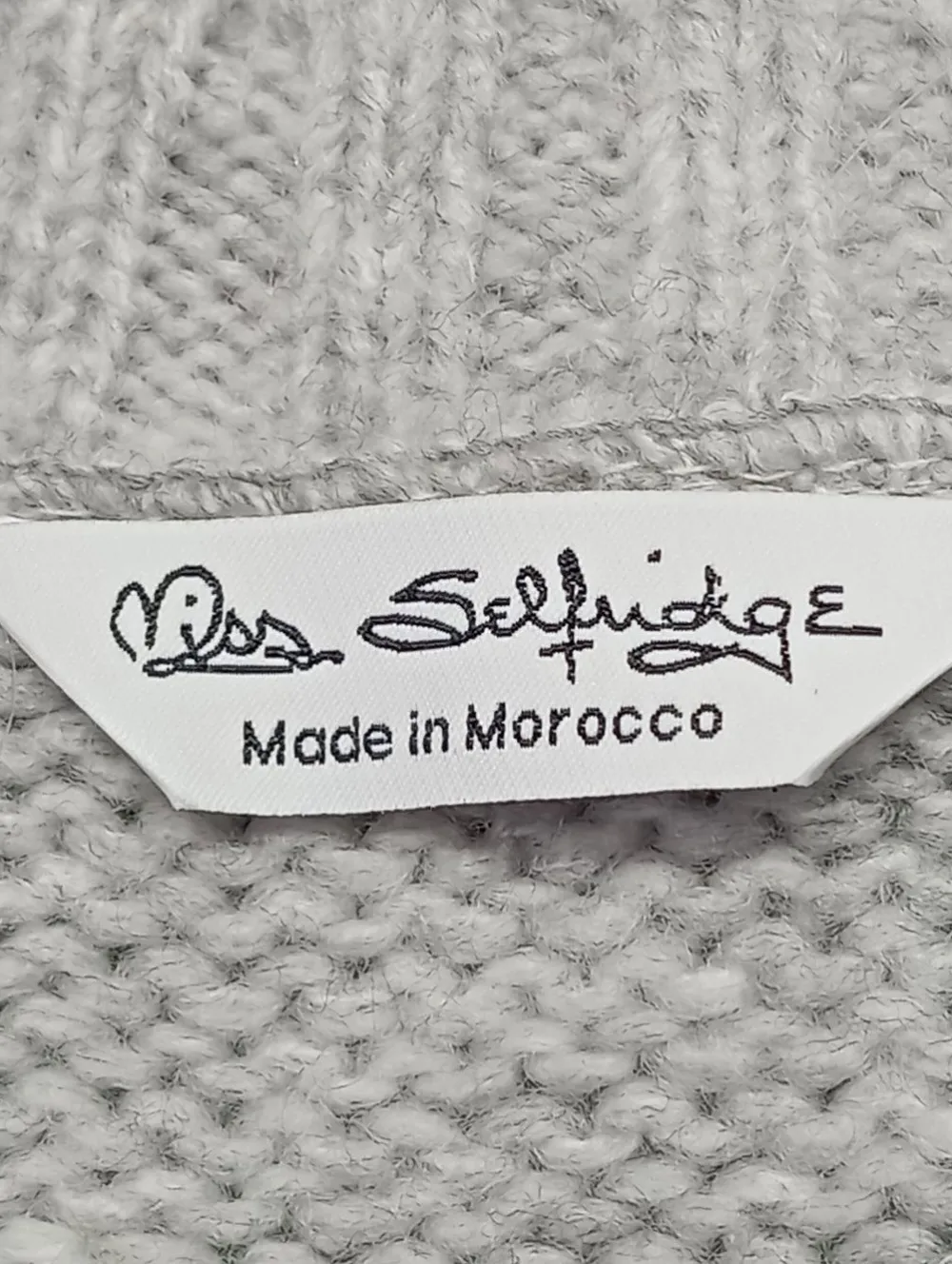 Pullunder>Miss Selfridge Feinstrickpullunder Größe 36 hellgrau