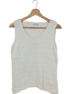 Pullunder>Creation Z Feinstrickpullunder Größe 38 wollweiß