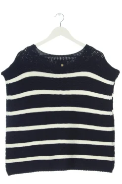 Pullunder>Rich & Royal Feinstrickpullunder Größe 38 dunkelblauweiß