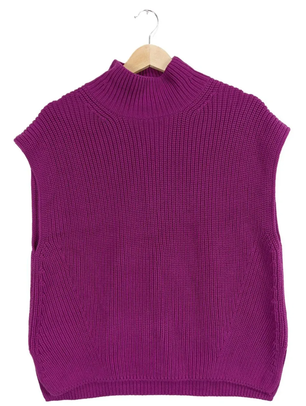 Pullunder>Marc Ou2019Polo Feinstrickpullunder Größe 36 violett