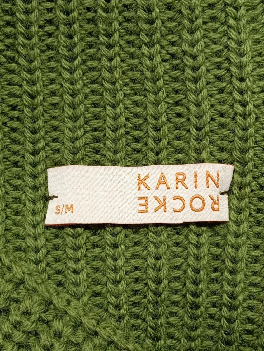 Pullunder>Karin Rocke Feinstrickpullunder Größe 36 khaki