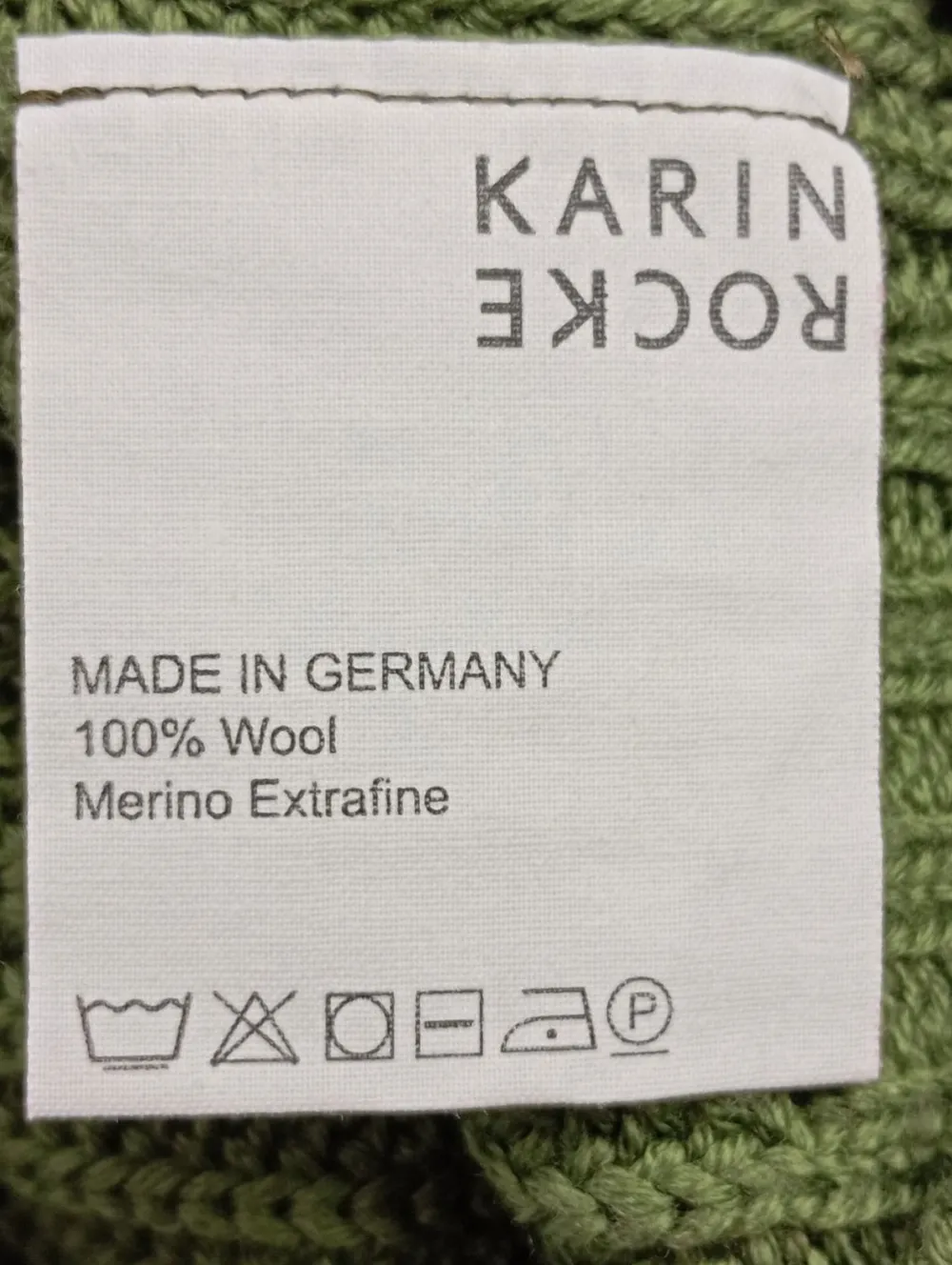 Pullunder>Karin Rocke Feinstrickpullunder Größe 36 khaki