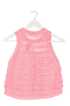 Pullunder>Mango Feinstrickpullunder Größe 36 pink