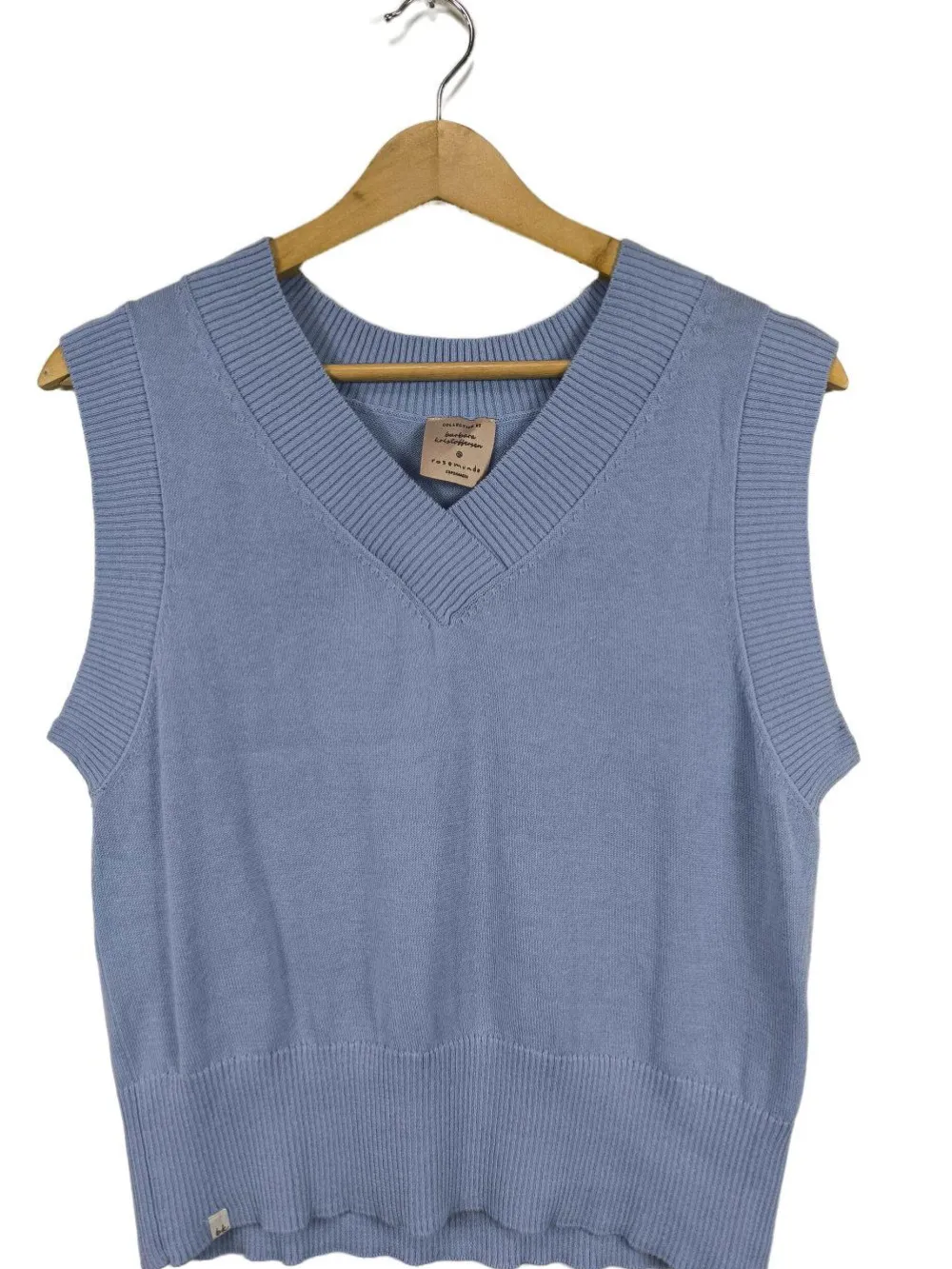 Pullunder>Rosemunde Copenhagen Feinstrickpullunder Größe 38 blau