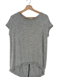 Pullunder>matty m Feinstrickpullunder Größe 42 hellgrau