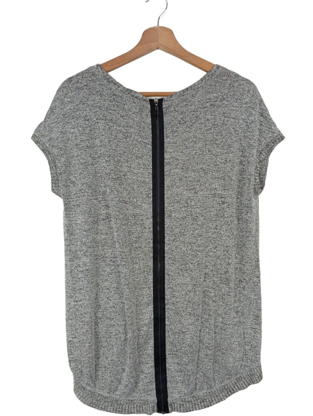 Pullunder>matty m Feinstrickpullunder Größe 42 hellgrau
