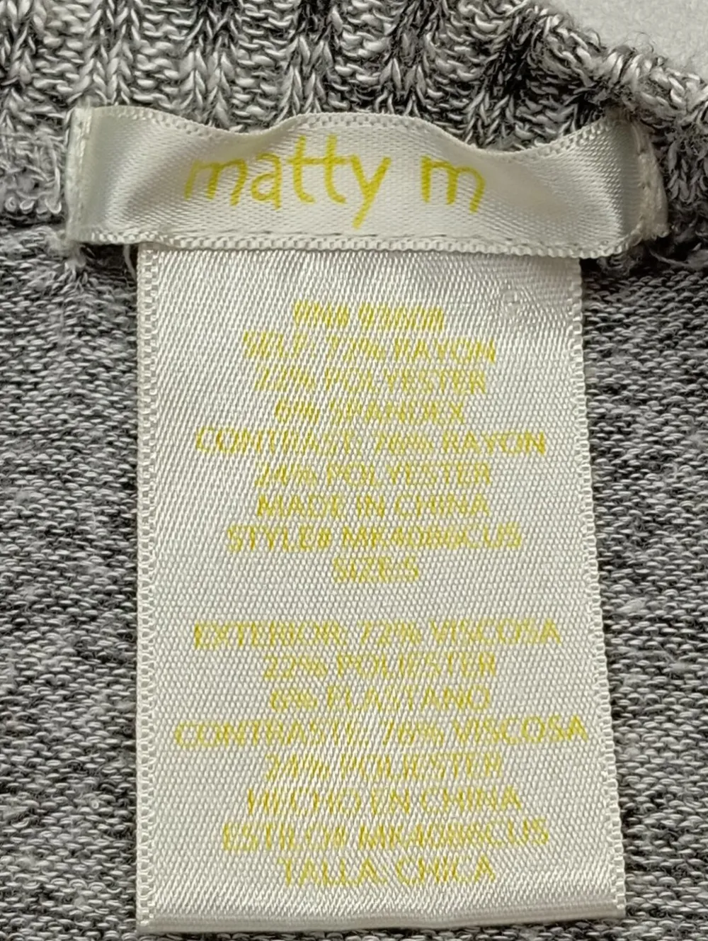 Pullunder>matty m Feinstrickpullunder Größe 42 hellgrau