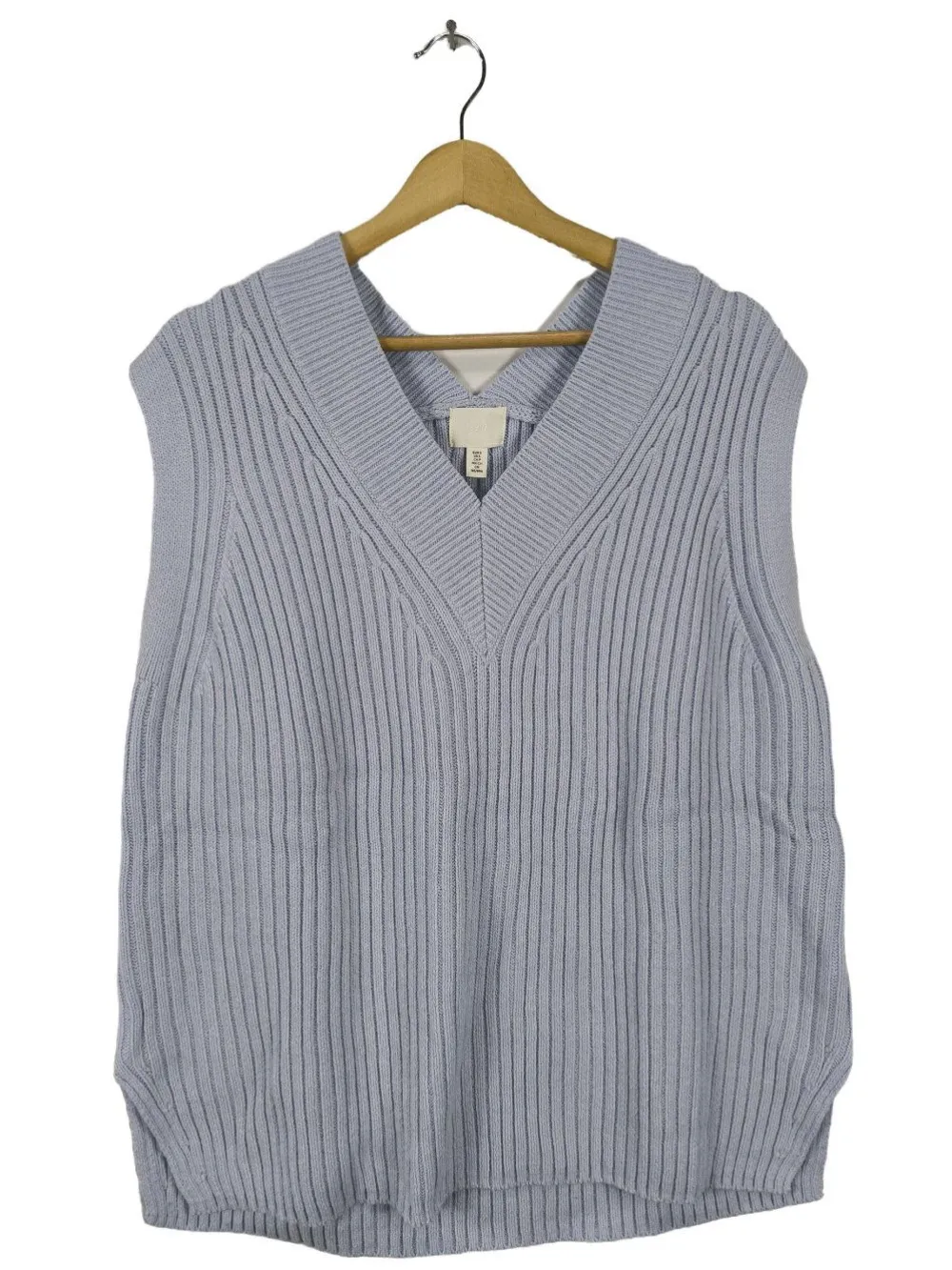 Pullunder>H&M Feinstrickpullunder Größe 36 blau