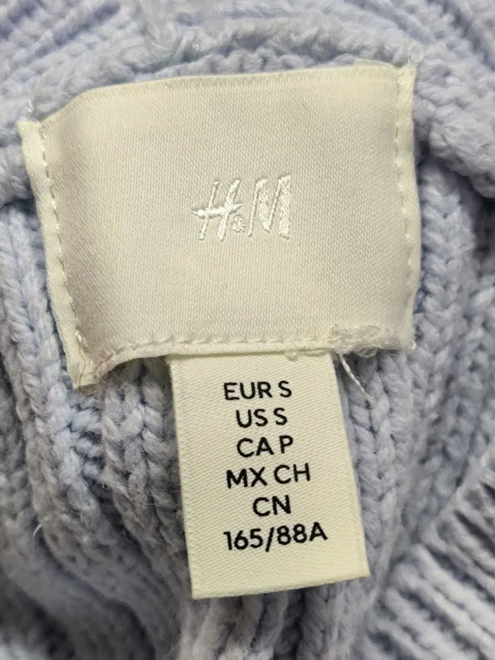 Pullunder>H&M Feinstrickpullunder Größe 36 blau
