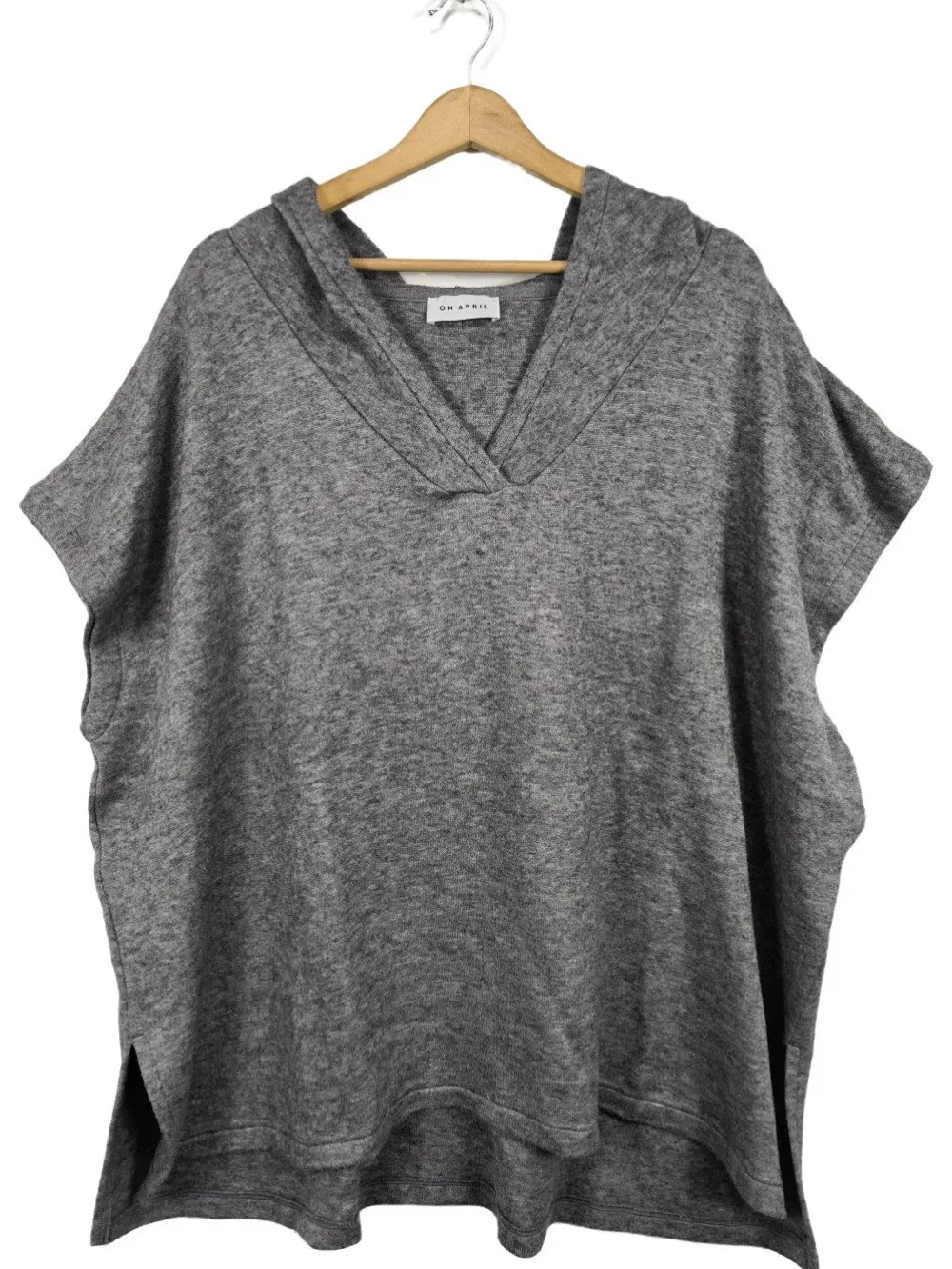 Pullunder>OH APRIL Feinstrickpullunder Größe 40 hellgrau