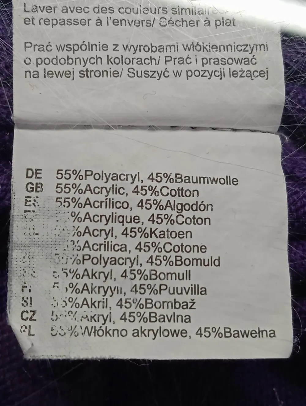 Pullunder>s.Oliver Feinstrickpullunder Größe 38 lilaweiß