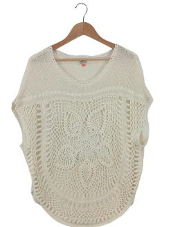 Pullunder>Only Feinstrickpullunder Größe 40 wollweiß