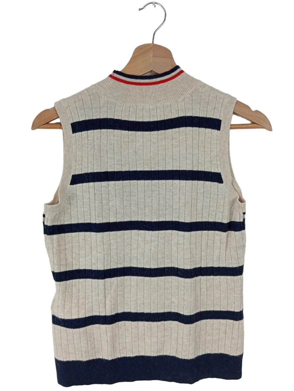 Pullunder>river woods Feinstrickpullunder Größe 34 hellgraublau