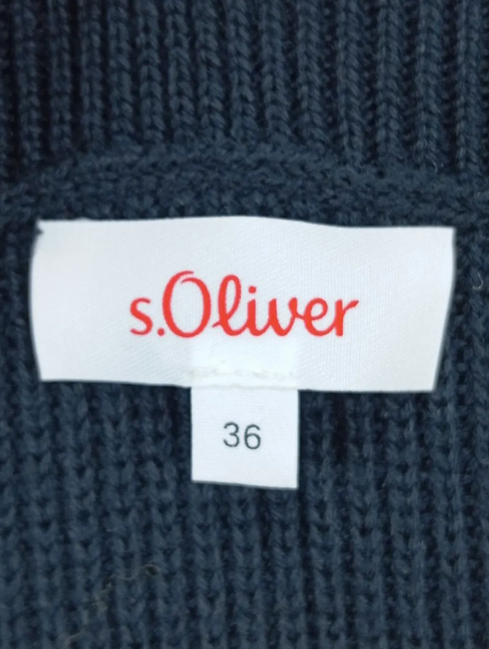 Pullunder>s.Oliver Feinstrickpullunder Größe 36 schwarz