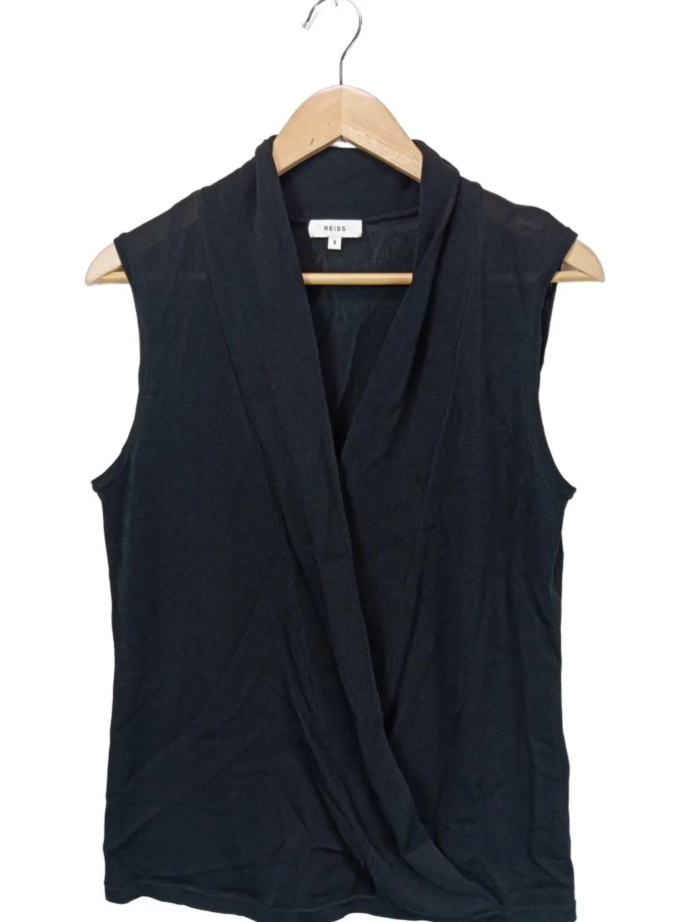 Pullunder>Reiss Feinstrickpullunder Größe 36 blau