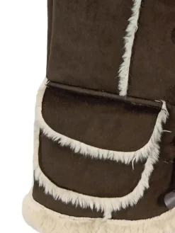 Westen>Vero Moda Fellweste Größe 36 braun