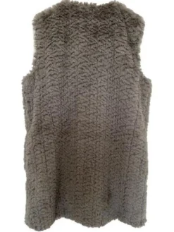 Westen> Fellweste Größe 40 grau
