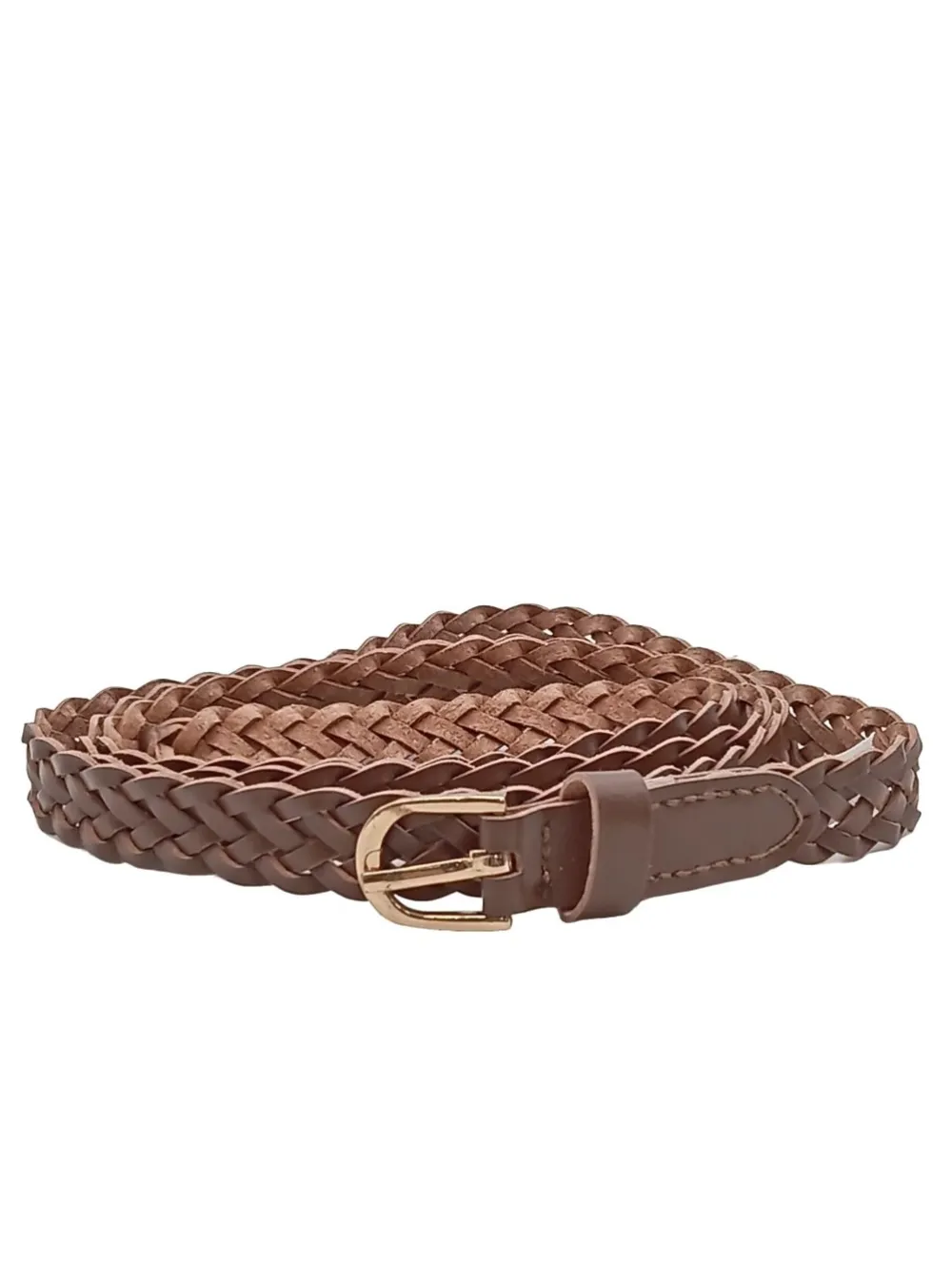 Gürtel>H&M Flechtgürtel braun