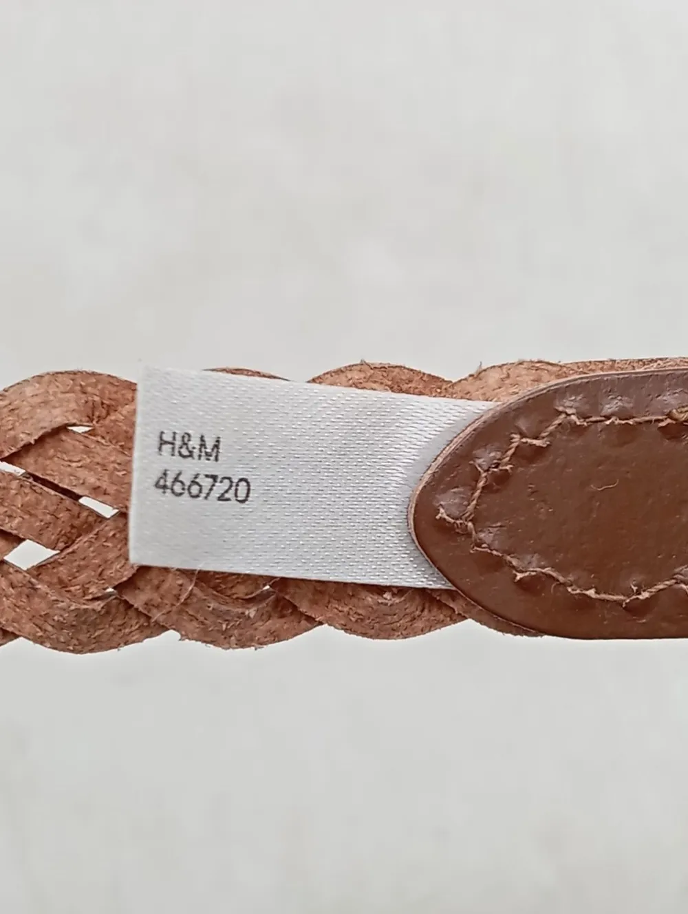 Gürtel>H&M Flechtgürtel braun