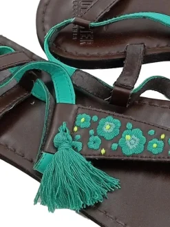 Sandalen>Hollister Flip Flop Sandalen Größe 38 braun