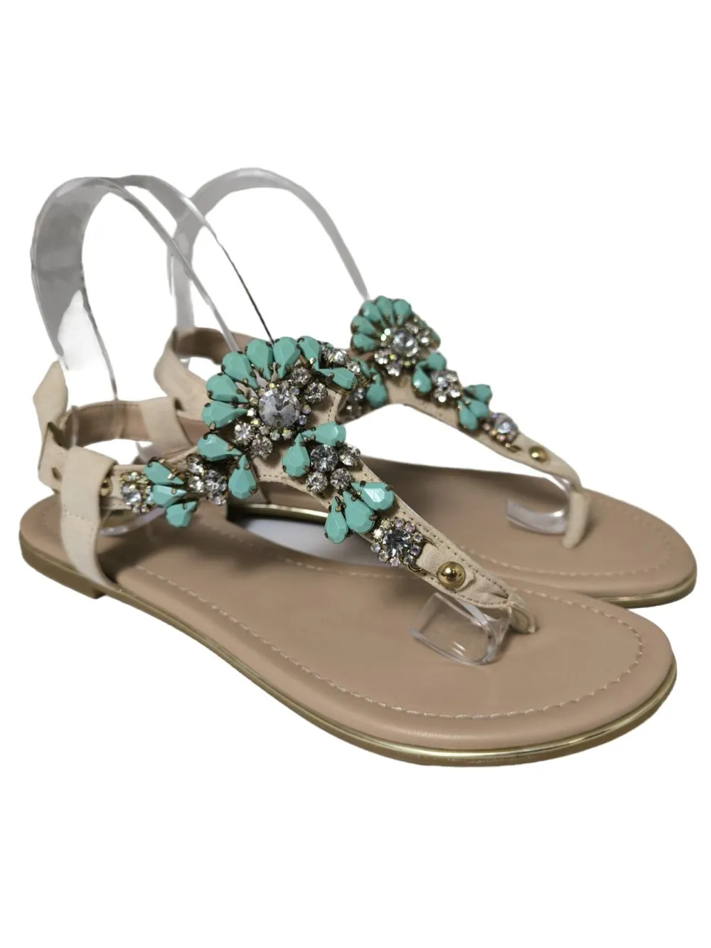 Sandalen>Buffalo Flip Flop Sandalen Größe 38 wollweiß