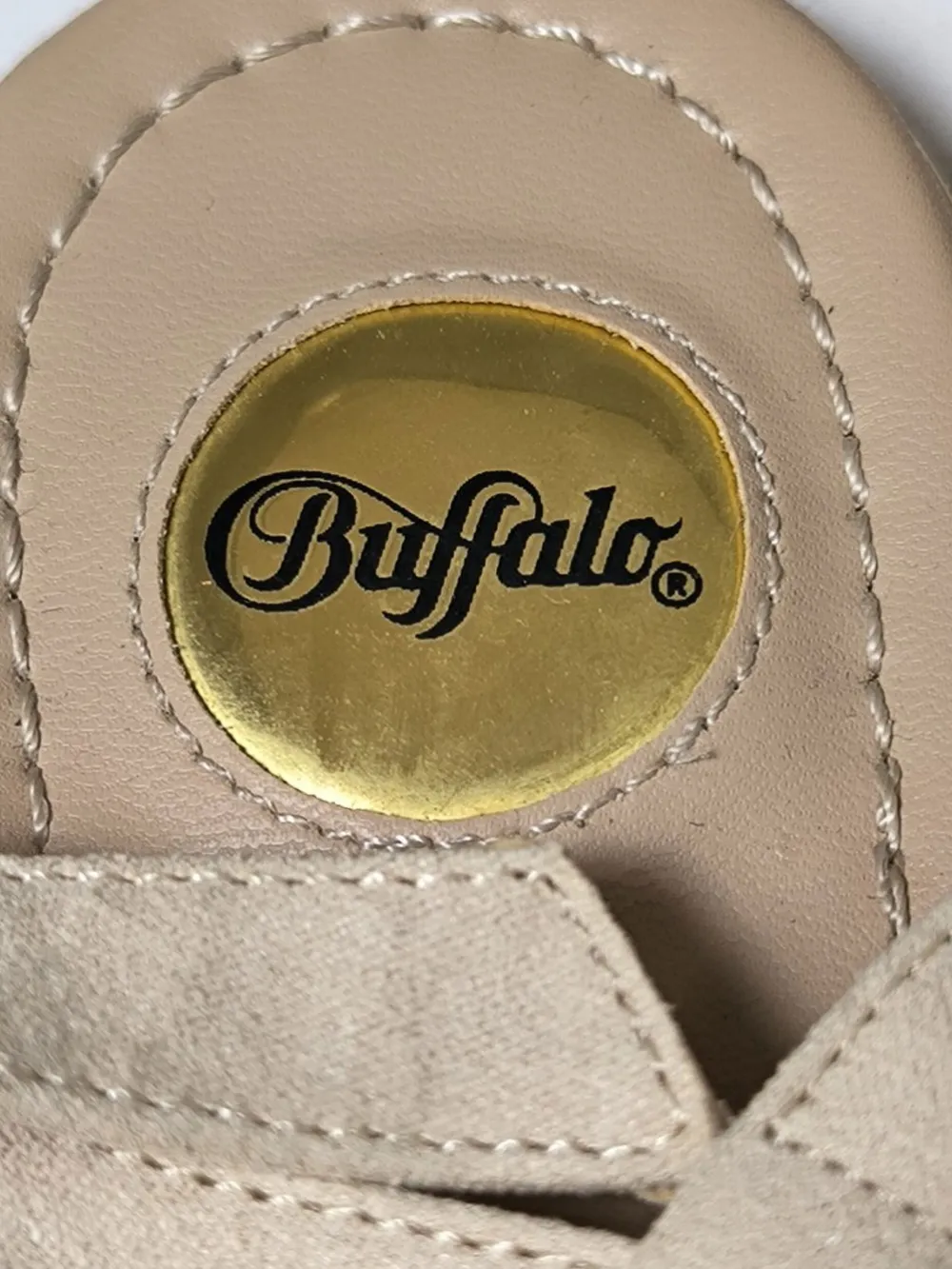 Sandalen>Buffalo Flip Flop Sandalen Größe 38 wollweiß