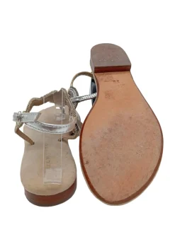 Sandalen>Belmondo Flip Flop Sandalen Größe 38 silberfarben