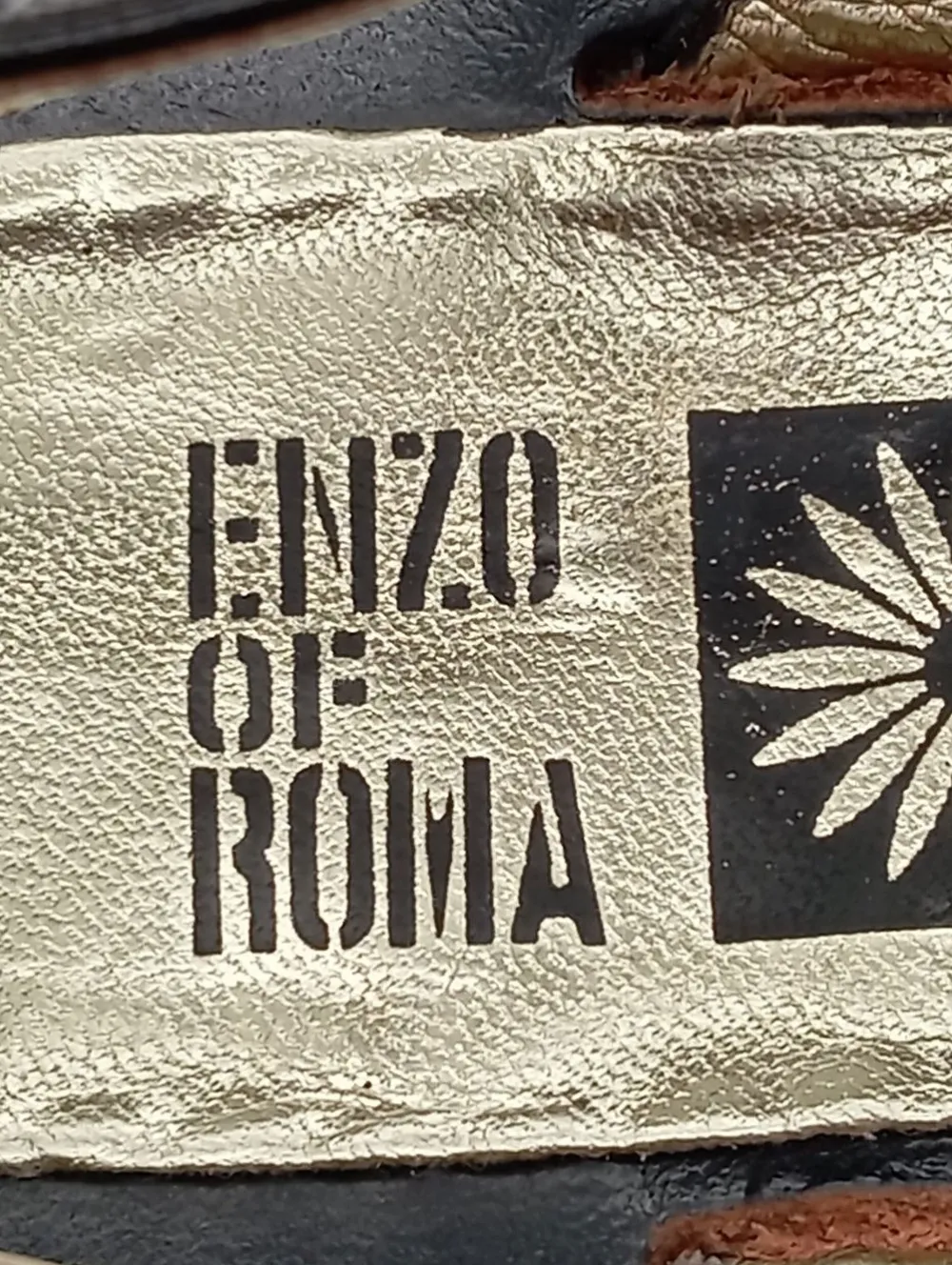 Sandalen>ENZO ROMA Flip Flop Sandalen Größe 36 goldfarben