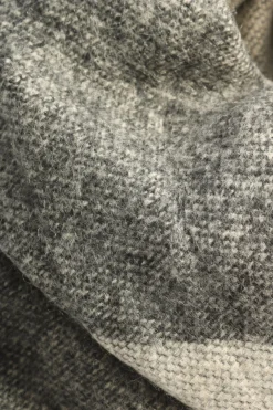 Schals>Pieces Fransenschal hellgrauweiß