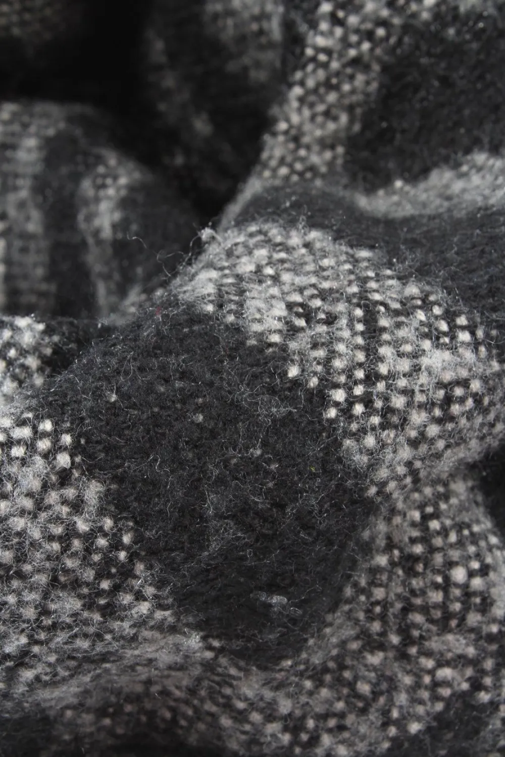 Schals>H&M Fransenschal hellgrauschwarz