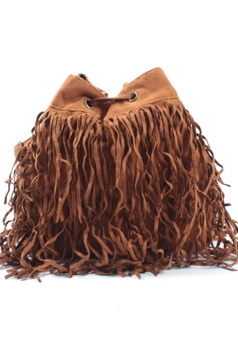 Fransentaschen>H&M Fransentasche braun