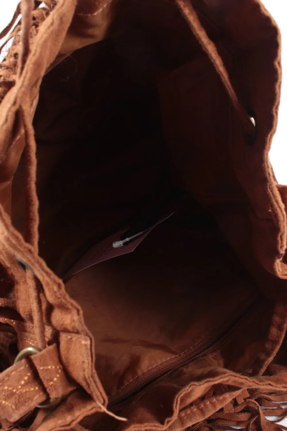 Fransentaschen>H&M Fransentasche braun