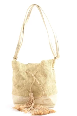 Fransentaschen>maluca Fransentasche wollweiß