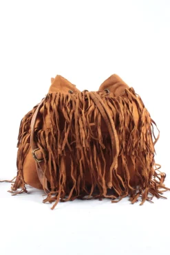 Fransentaschen>H&M Fransentasche braun