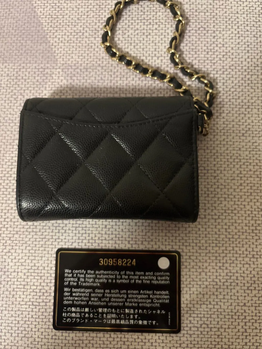 Geldbörsen>Chanel Geldbörse schwarz