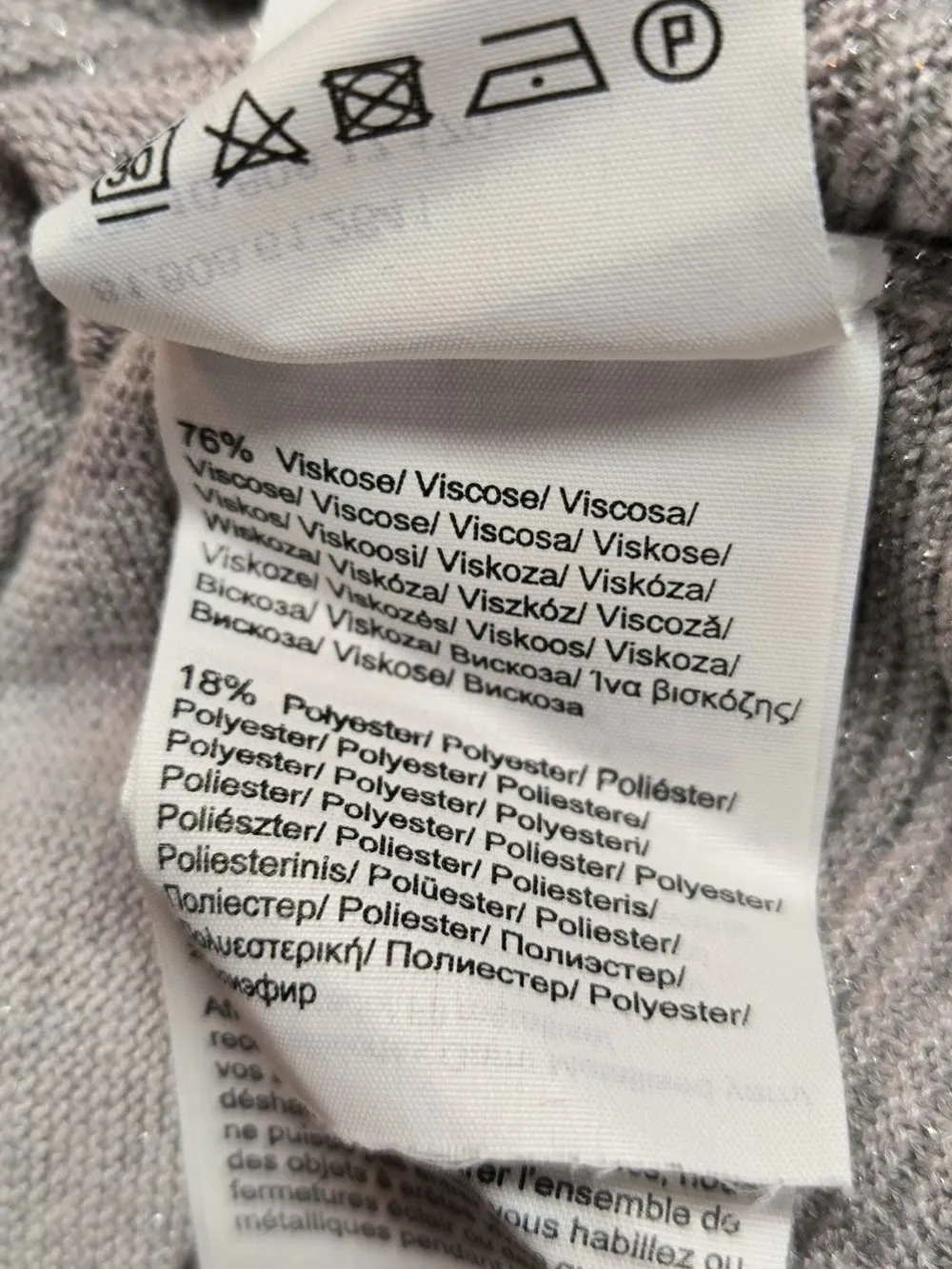 Blusen>Comma Glanzbluse Größe 44 wollweiß