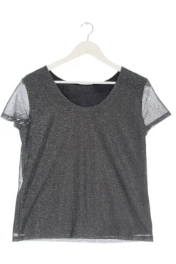 Blusen>edc Glanzbluse Größe 36 silberfarben