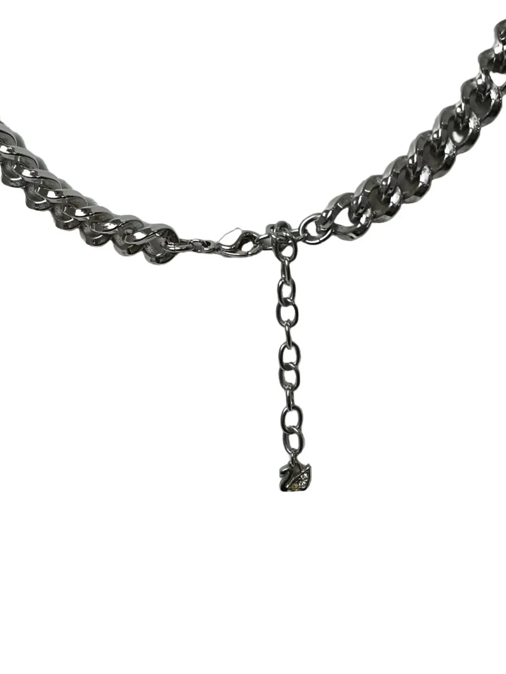 Ketten>Swarovski Gliederkette silberfarben