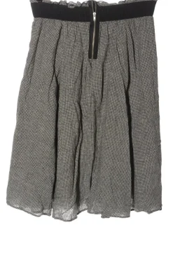 Röcke>Zara Basic Glockenrock Größe 36 weißschwarz