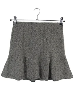 Röcke>H&M Glockenrock Größe 36 hellgrau