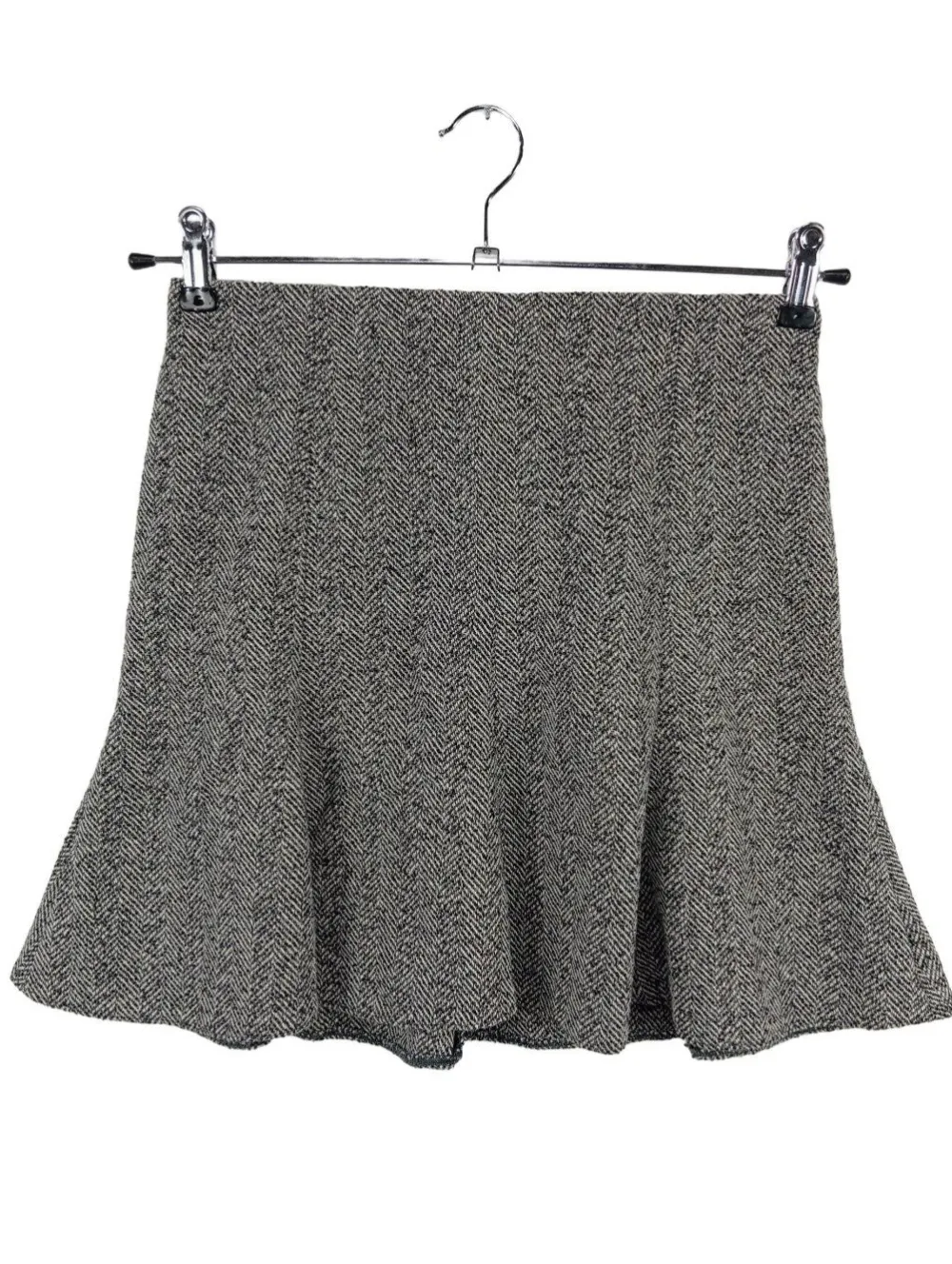 Röcke>H&M Glockenrock Größe 36 hellgrau