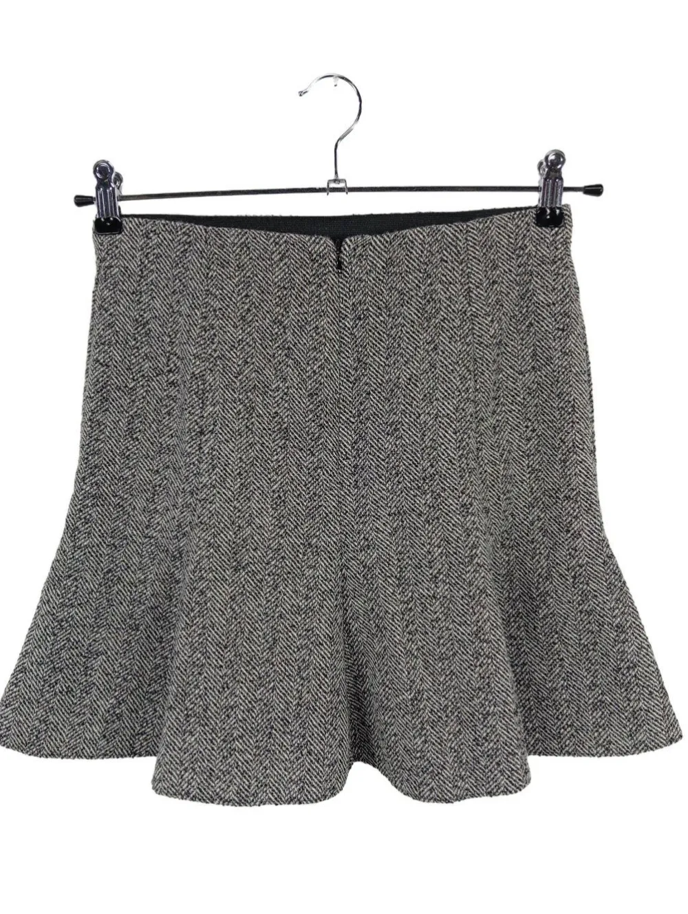 Röcke>H&M Glockenrock Größe 36 hellgrau