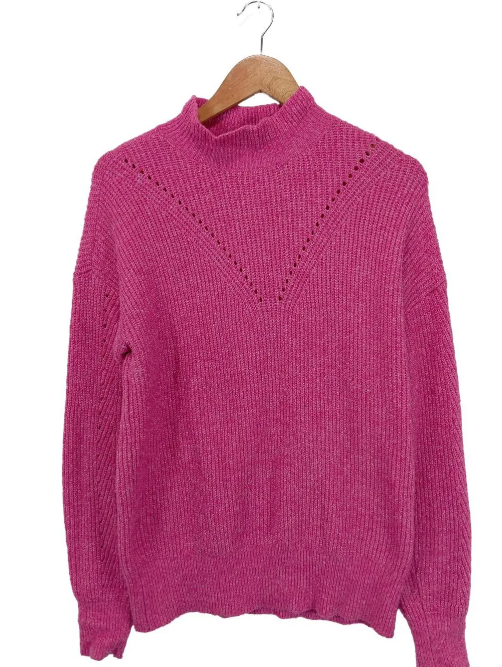 Pullover>Geisha Grobstrickpullover Größe 38 pink