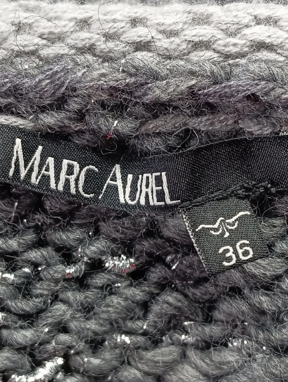 Pullover>Marc Aurel Grobstrickpullover Größe 36 hellgrau