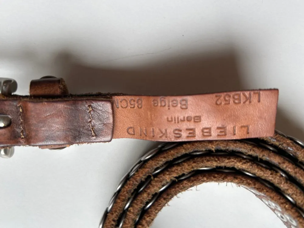 Gürtel> Gürtel Größe 85 braun